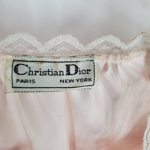 Christian Dior Vintage 100% Polyester Youth Nightgown Set Size 6 Pink - Picture 2 of 8